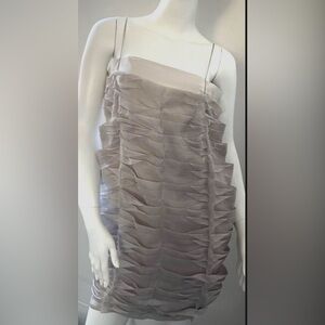 $1099 COMMUUN FRANCE RUNWAY COLLECTION VOGUE SCULPTURAL TUNIC TOP DRESS 6 RARE!